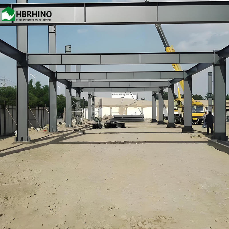 Prefabricated High Rise Steel Building For Workshop