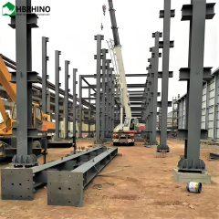 Fast Installing Light Prefab Exhibition Hall Customized Showroom Prefabricated Steel Structure Factory Workshop