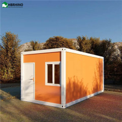 orange color Flat Pack Steel structure Container House For Living