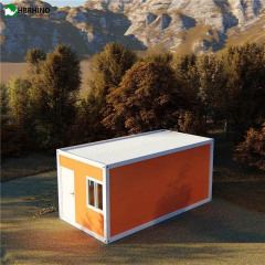 orange color Flat Pack Steel structure Container House For Living