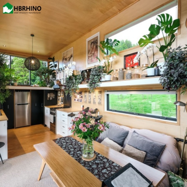 Creative and Convenient Customizable Container House for Travel and Mobile Shop.