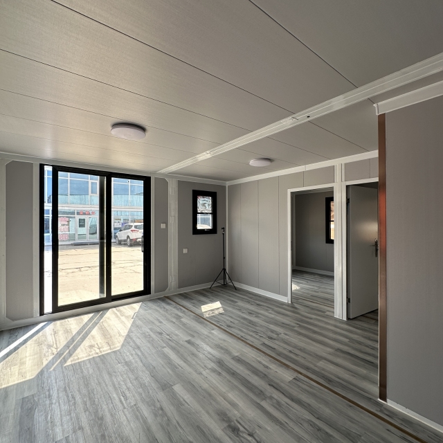 30ft-sloping roof two bedroom one bathroom luxury prefabricated modular office residence expandable container house