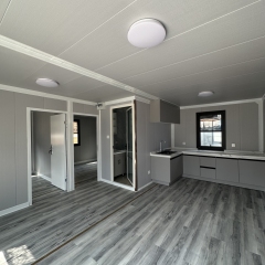 20ft-Flat-Roof Expandable Container House Quickly Assemble Foldable Prefabricated House