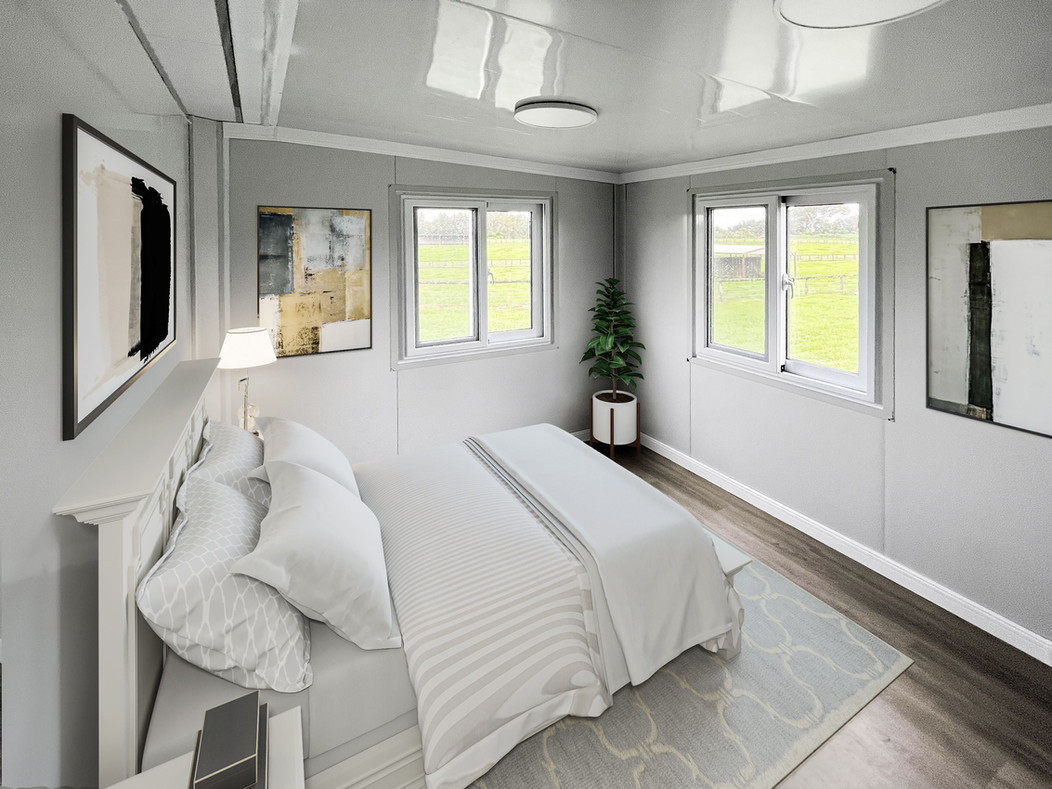 Flat top movable prefabricated flat modular office customized expandable container house with bathroom