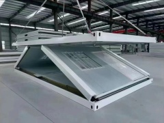 orange color Flat Pack Steel structure Container House For Living