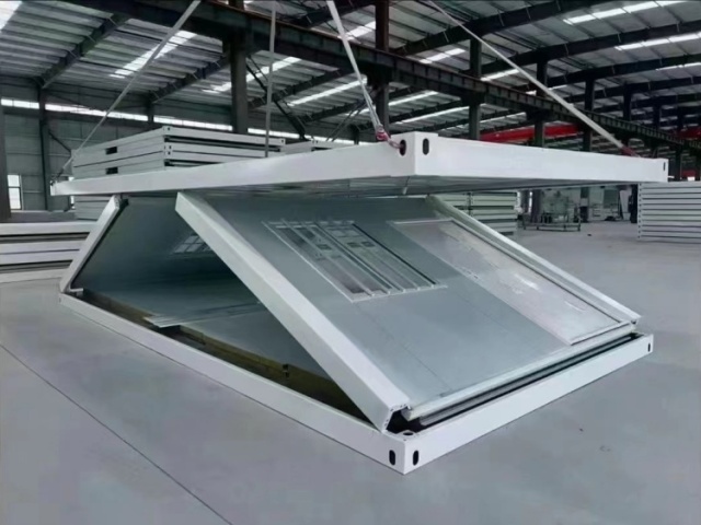 orange color Flat Pack Steel structure Container House For Living