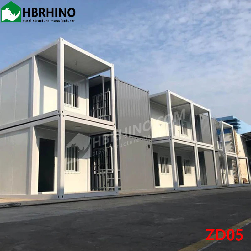 Double-storey multi-unit flat container apartment
