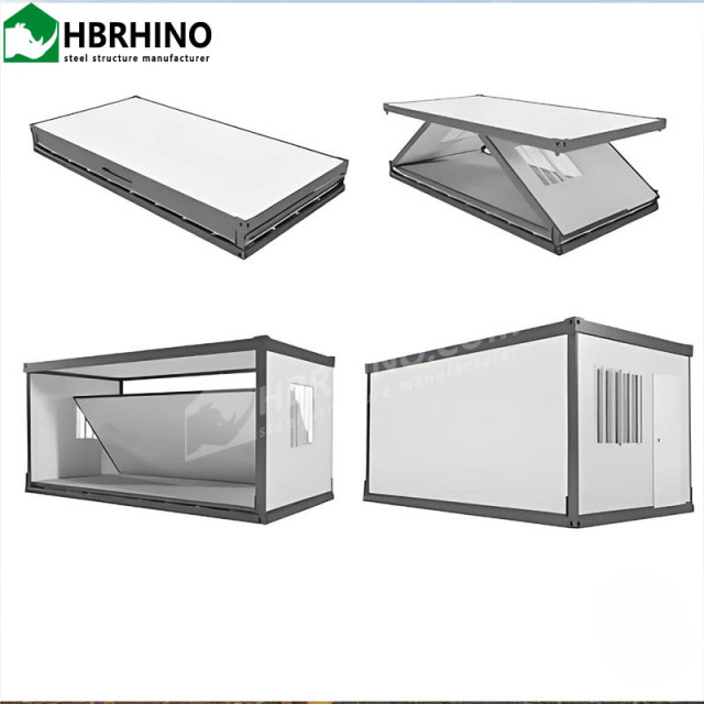 Quickly build prefabricated modular foldable container houses, camping micro houses