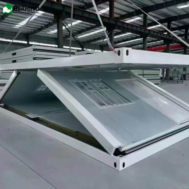 Light steel structure framework modular housing demolition and scalable prefabricated building packaging container house
