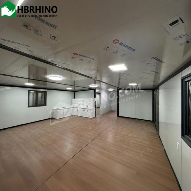 40ft-Large Prefabricated/Prefabricated Mobile Foldable/Foldable Aluminum Expandable Micro Container House