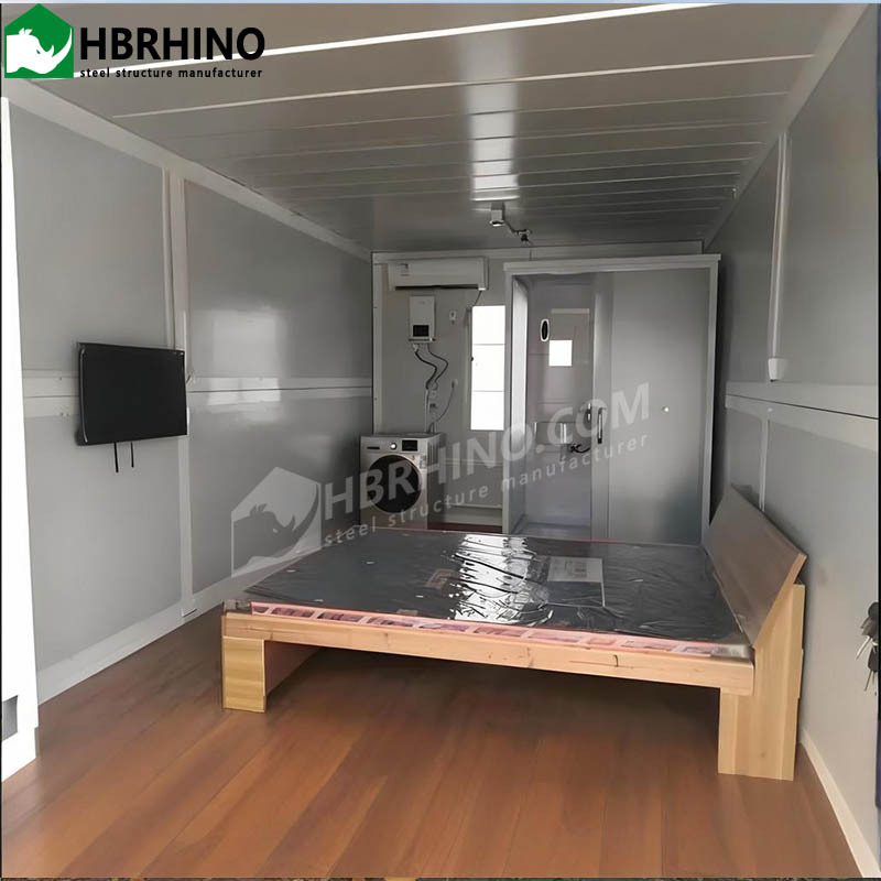 2-story steel frame villa style modular residential building, detachable and expandable prefabricated building