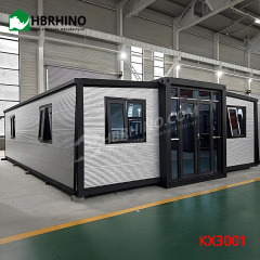 30ft-sloping roof two bedroom one bathroom luxury prefabricated modular office residence expandable container house