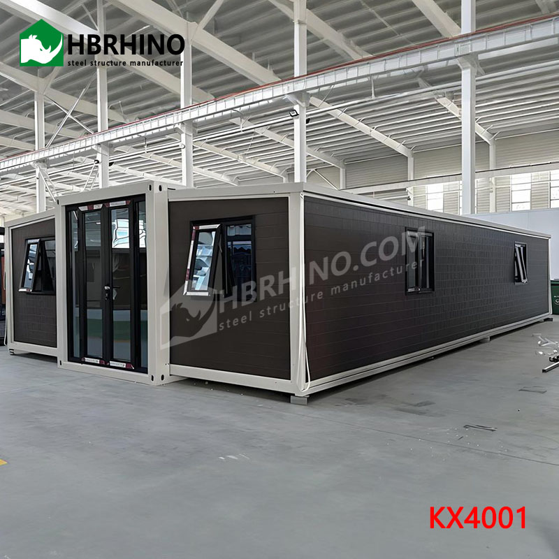 40FT-Expandable Tiny Container Home Modern Prefab Mobile Modular House