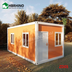 orange color Flat Pack Steel structure Container House For Living