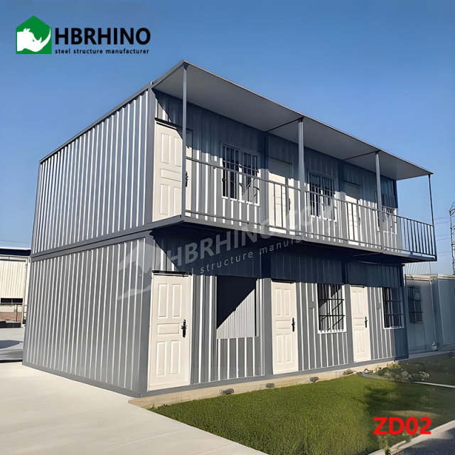 Double-Decker Steel Framing Structure Modular Container House Dormitory