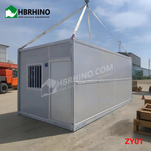 Fast folding living container houses, modern seismic resistant mobile modular and easy to install prefabricated houses