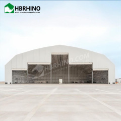 Long Span Frame Steel Structure Building H Beam Shed Steel Hangar