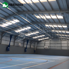 Metal Frame Prefabricated Steel Structure And Sports Hall
