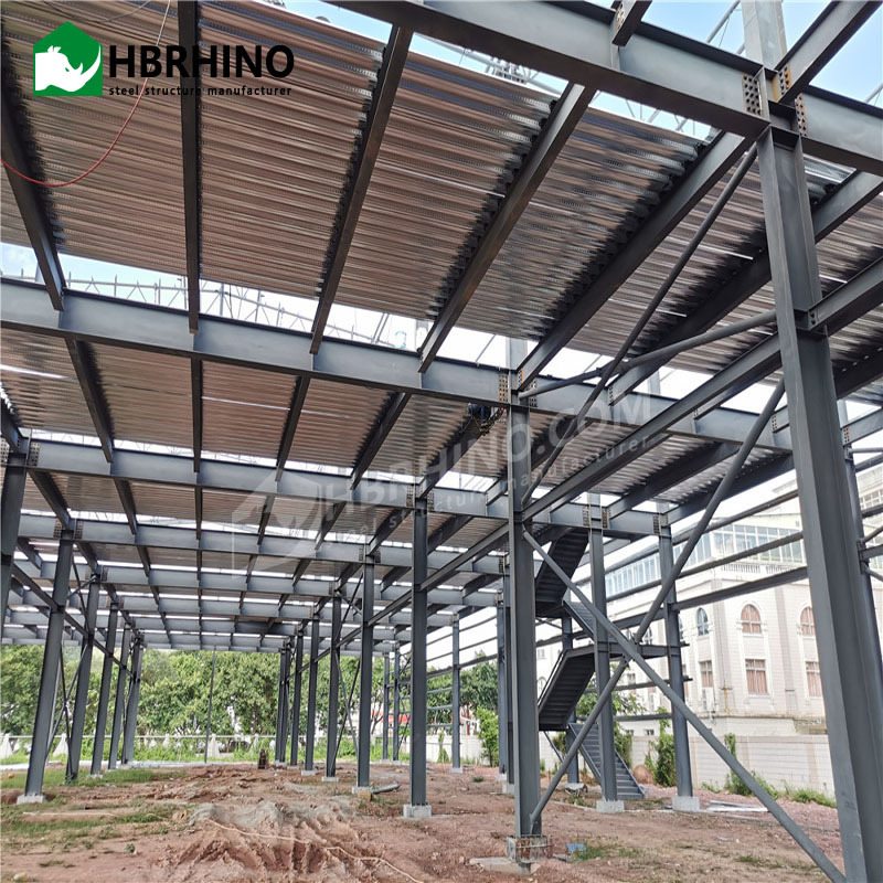 2 Story Large Prefab Building Steel Structure Workshop