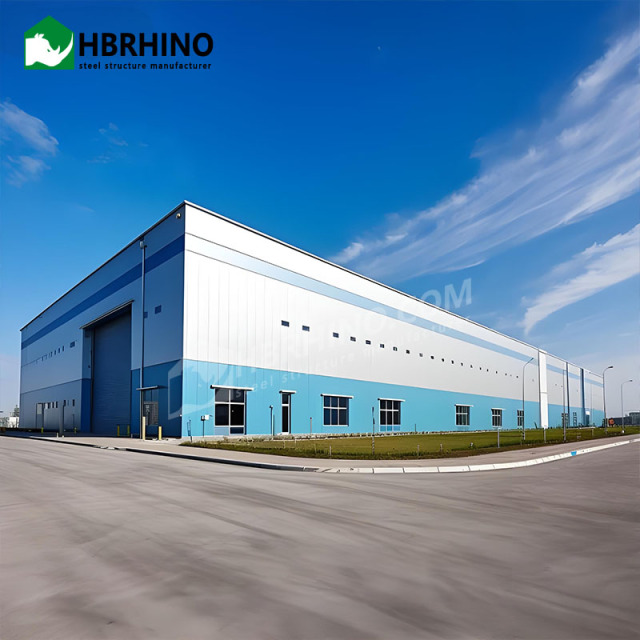 Steel structure warehouse / metal frame steel storage industrial building