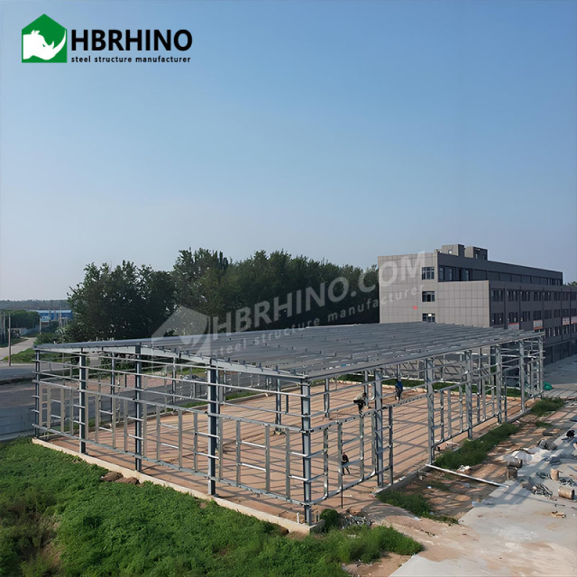 Customized various materials model prefabricated steel sheds