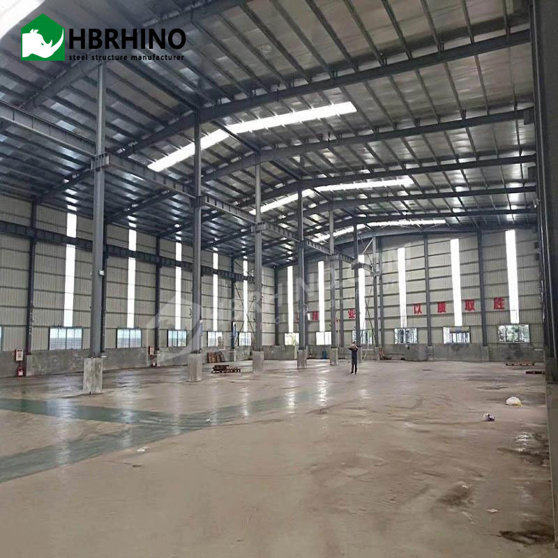Steel structure design of large span steel frame factories