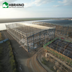 Metal Building Manufacture Fast Installing Light Exhibition Hall Customized Hangar Warehouse Canopy Steel Structure Factory Workshop