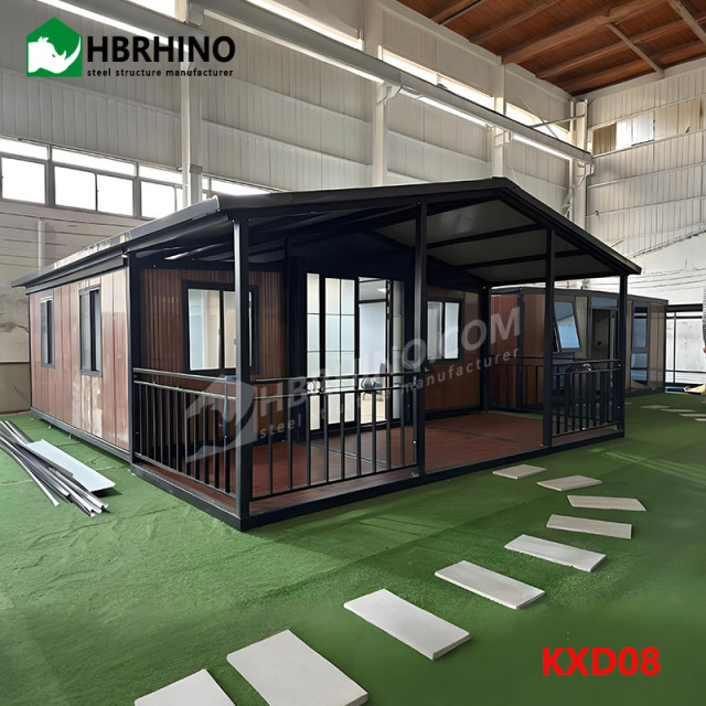 20 foot expandable prefabricated building modular housing steel structure container micro housing affordable prefabrication
