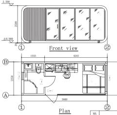 Prefabricated housing pods prefabricated capsules hotel rooms apple cabins with bedrooms