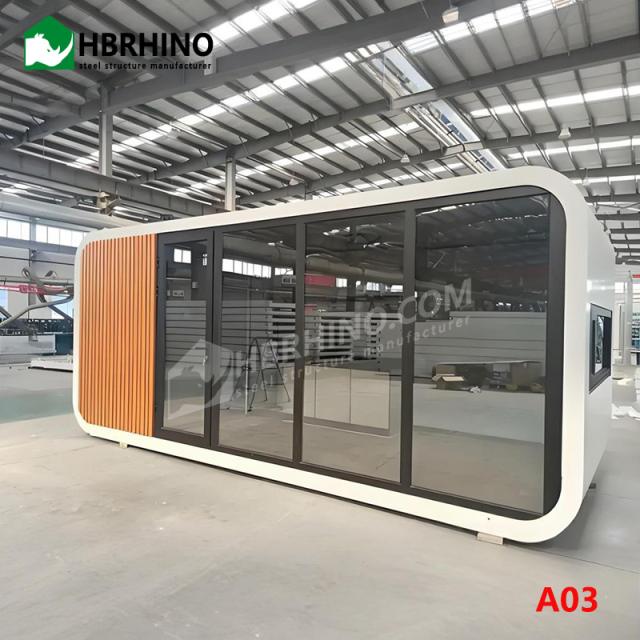 Prefabricated housing pods prefabricated capsules hotel rooms apple cabins with bedrooms