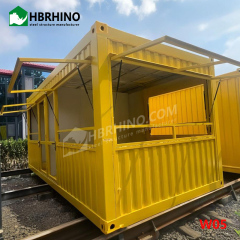 Creative and Convenient Customizable Container House for Travel and Mobile Shop.