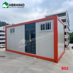 Red standardized modular rapid assembly house