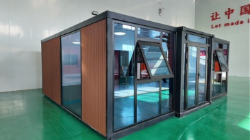 20英尺Dxh制造商供应商 模块化预制房屋 预制咖啡店 办公室 中国工厂 可拆卸别墅 图书馆 平板包装 集装箱房屋