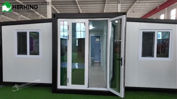 Steel Structure Movable Modular Luxury Prefab Mobile Living Expandable Shipping Office Container House with 2/3 Bedroom