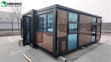 Modern Light Steel Luxury Collapsible Expansion Flat Pack 20 Feet Villa Prefabricated Container House ﻿