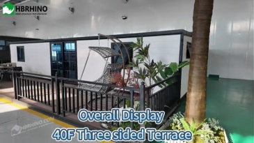 30FT Emergency Response Foldable Container House with Medical Layout Option, Sterile Interior and Rapid on-Site Installation