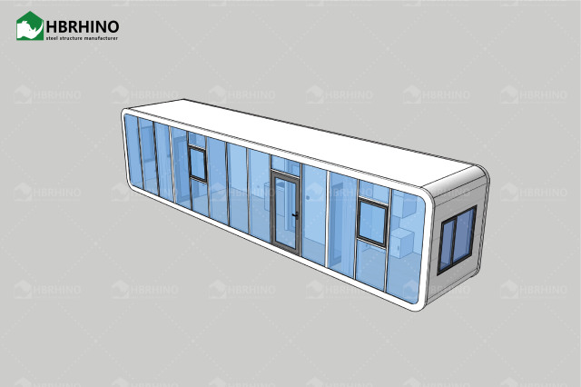 40FT Container Housing Custom Style Family Commercial General Residential Housing Apple Cabin
