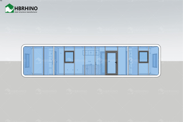 40FT Container Housing Custom Style Family Commercial General Residential Housing Apple Cabin