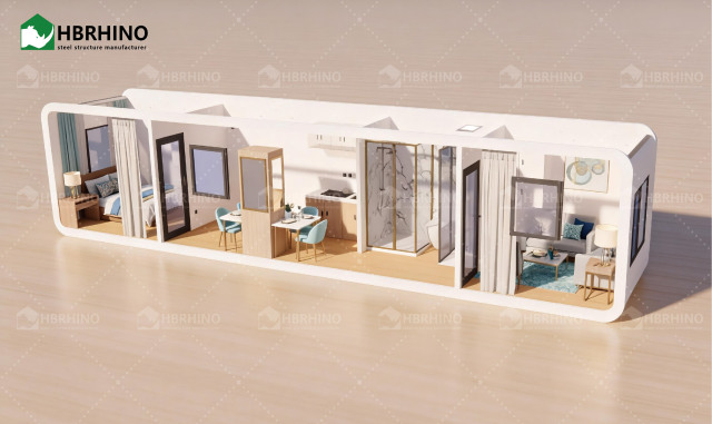 40FT Container Housing Custom Style Family Commercial General Residential Housing Apple Cabin