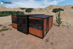 Modern Light Steel Luxury Collapsible Expansion Flat Pack 20 Feet Villa Prefabricated Container House ﻿