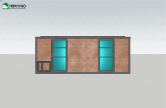 Modern Light Steel Luxury Collapsible Expansion Flat Pack 20 Feet Villa Prefabricated Container House ﻿