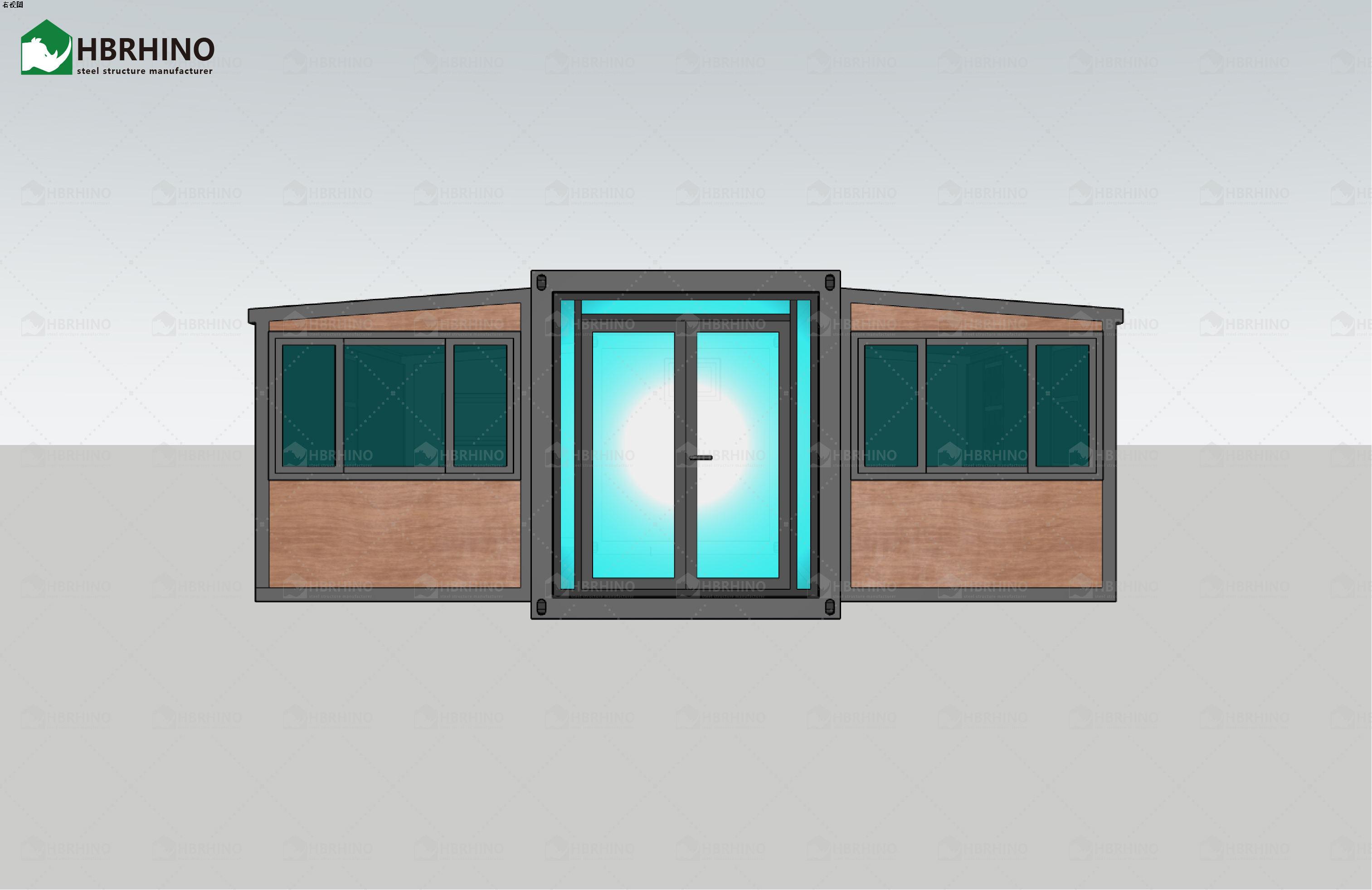 Modern Light Steel Luxury Collapsible Expansion Flat Pack 20 Feet Villa Prefabricated Container House ﻿