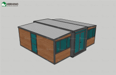 Modern Light Steel Luxury Collapsible Expansion Flat Pack 20 Feet Villa Prefabricated Container House ﻿