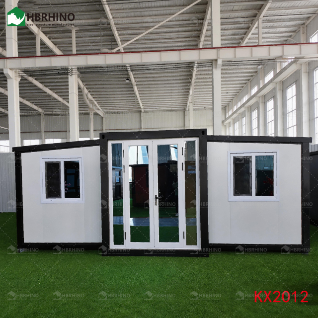 Steel Structure Movable Modular Luxury Prefab Mobile Living Expandable Shipping Office Container House with 2/3 Bedroom