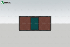 20英尺Dxh制造商供应商 模块化预制房屋 预制咖啡店 办公室 中国工厂 可拆卸别墅 图书馆 平板包装 集装箱房屋