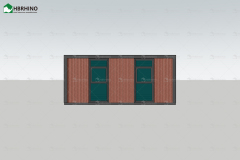 20英尺Dxh制造商供应商 模块化预制房屋 预制咖啡店 办公室 中国工厂 可拆卸别墅 图书馆 平板包装 集装箱房屋