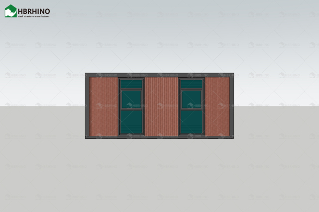 20英尺Dxh制造商供应商 模块化预制房屋 预制咖啡店 办公室 中国工厂 可拆卸别墅 图书馆 平板包装 集装箱房屋
