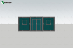 20英尺Dxh制造商供应商 模块化预制房屋 预制咖啡店 办公室 中国工厂 可拆卸别墅 图书馆 平板包装 集装箱房屋