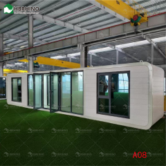 40ft Double Door Metal Carving Board Apple Cabin House