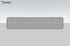 40ft Double Door Metal Carving Board Apple Cabin House